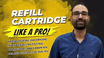 Refill HP 85A, 88A, 35A, 36A, 78A Canon 925, 337 - 2025 4K + Eng Subs | کاملترین آموزش شارژ کارتریج